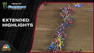 Supercross 2024 EXTENDED HIGHLIGHTS Round 5 in Detroit  2324  Motorsports on NBC [upl. by Rexfourd342]