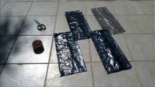 MAKE A SOLAR POWERED HOT AIR BALLOON  With household items [upl. by Linders7]