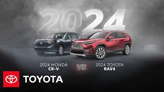 2024 Toyota RAV4 vs 2024 Honda CRV  Toyota [upl. by Susanne]