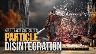 Particle Disintegration Effect Tutorial  VFX Tutorial [upl. by Lombardi]