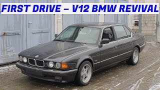 First Drive in 5 Years  V12 BMW E32 750iL  Project Karlsruhe Part 4 [upl. by Brade]