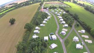 York Meadows Campsite Sheriff Hutton Yorkshire Aerial Video Shot Using My DJI Phantom 2 Vision V3 [upl. by Enael]