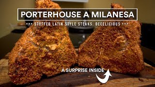 Porterhouse STEAK a MILANESA Sous Vide Experiment [upl. by Hbaruas]