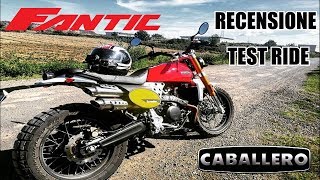 FANTIC CABALLERO 500 SCRAMBLER 2019  RECENSIONE  REVIEW ENGLISH SUBTITLES [upl. by Onitnatsnoc395]