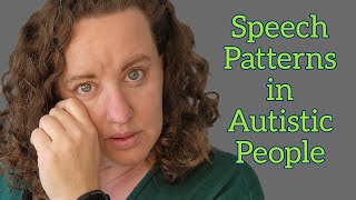 This one hit harder than I thought Talking about Speech Patterns in Autistic People [upl. by Inavoy525]