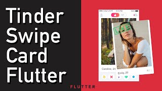 Flutter Tinder like swipe cards using Draggable and Stack Widget [upl. by Bronwen73]