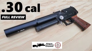 Evanix VIPER 30 cal Review Worlds Most Powerful PCP Pistol SemiAuto Big Bore Air Pistol [upl. by Aerdnod]