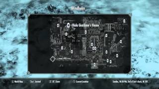 Where is Viola Giordanos house  Skyrim [upl. by Saphra741]