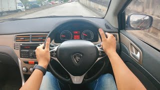 2014 Proton Preve 16 AT  107 Hp  POV Test Drive  Walkaround Review [upl. by Nnahsal]