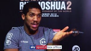 EXCLUSIVE Anthony Joshua on dealing with defeat to Andy Ruiz Jr amp preparing for the rematch 👊 [upl. by Leksehc218]