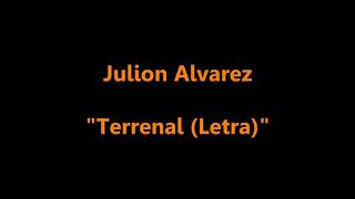 terrenal  letra Julion alvarez [upl. by Corrina971]