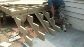 How to build deck stairs  Deckscom [upl. by Demp]