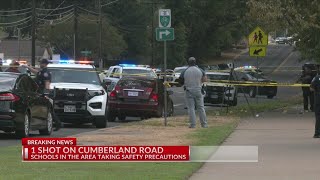 1 shot on Copeland Road near Hubbard Middle School Cumberland Academy on lockout [upl. by Acinorav]