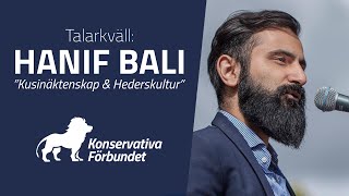 Hanif Bali  Kusinäktenskap amp Hederskultur  Konservativa Förbundet [upl. by Ingram]