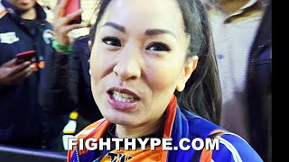 RACHEL DONAIRE REACTS TO NONITO DONAIRE KNOCKING OUT GABALLO WITH BRUTAL BODY SHOT IN ROUND 4 [upl. by Qifar]