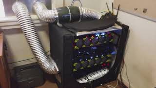 GPU Mining Cooling Solution NO AC Part 2 [upl. by Ayar]