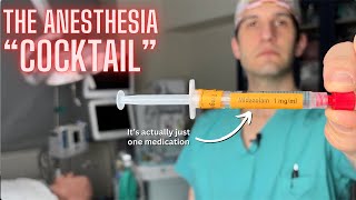 What the anesthesia quotcocktailquot contains amp why its given [upl. by Ylrebmek]