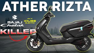 TVS IQUBE amp Bajaj Chetak Killer  New Family Electric Scooter  EV HINDI [upl. by Gran]