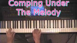 Piano Tips Comping Under The Melody [upl. by Enyaht]