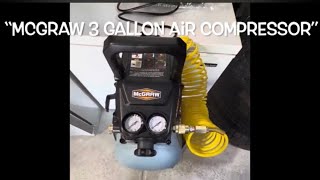 😱 Harbor Freight McGraw 3 Gallon Air Compressor SKoo unlicensedassassin [upl. by Ahcsropal]