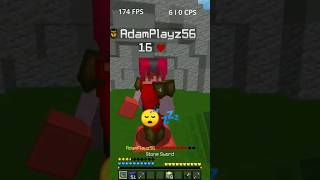 Bro went in Hibernation mode asmr fireballfight minecraft minemen hypixel bedwars shorts pvp [upl. by Esilehc108]