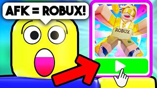 I Found a NEW FREE ROBUX GAME 😱 AFK for Robux [upl. by Adnolehs313]