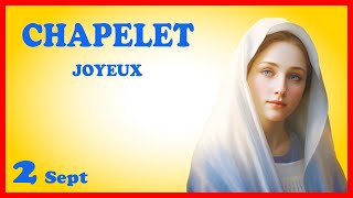 CHAPELET 🙏 Lundi 2 Sept  Mystères Joyeux [upl. by Oeflein]