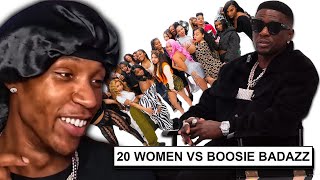 Silky Reacts To 20 WOMEN VS 1 RAPPER  BOOSIE [upl. by Assiroc313]