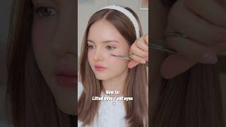 eyelash lashes tutorial howto cateye [upl. by Irama]