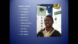 Wyzant Tutor Spotlight Jamarius W 07012023 073554 [upl. by Enaxor]