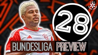 Bundesliga Preview 28  Predictions Aufstellungen amp Topspieler🏆🔥 [upl. by Ennaitak234]