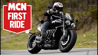 Excess all areas 2024 Triumph Rocket 3 Storm range ridden amp rated  MCN Review [upl. by Leroj159]