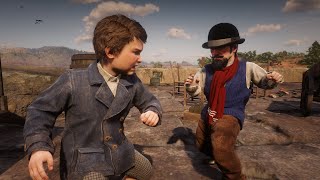 Jack vs Magnifico Battle Red Dead Redemption 2 NPC Fight Battle Creator Mod PC [upl. by Inafets]