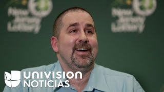 El ganador de los 533 millones del Mega Millions dice que miró los números 15 veces [upl. by Nylatsirk]