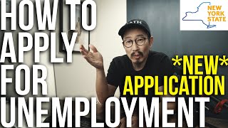 UPDATED FORM HOW TO APPLY For Unemployment NY  Step by Step for Freelancers [upl. by Zelle737]