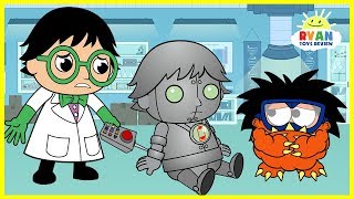 Ryan Builds a Robot Cartoon Animation for Kids [upl. by Anaujait482]