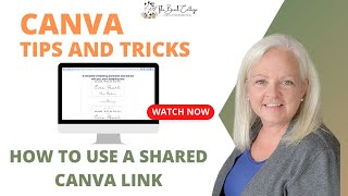 How to Use and Edit a Shared Canva Link Template  Canva Tutorial for Desktop and Laptop Computers [upl. by Fevre]