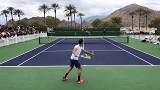 Thanasi Kokkinakis amp Nick Kyrgios  IW Practice Court Level 60fps [upl. by Laup]