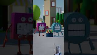 Main di jaln animation cartoon funny numberblocks [upl. by Zadoc]