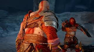 God of War 4  Kratos Kills Magni Scene HQ [upl. by Neeluqcaj]