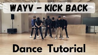 WayV  Kick Back Dance Tutorial Mirrored Slow 60 80 100 [upl. by Llohcin]