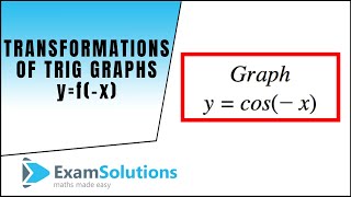 Transformations of trig graphs yfx type [upl. by Sharona]