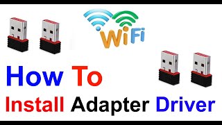 How to install wifi adapter driver for windows 7  IDEAS [upl. by Asial]