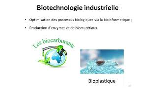 La bioinformatique au service de la biotechnologie  Vers une synergie innovante [upl. by Ardenia]