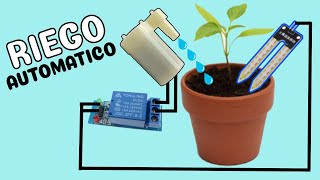 Como hacer RIEGO para PLANTAS CON este CIRCUITO AUTOMATICO [upl. by Siahc323]