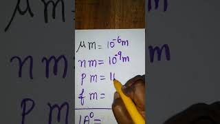 micrometer nanometer picometer femtometer to meter [upl. by Htirehc]