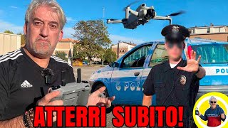 POLIZIA quotFACCIA ATTERRARE SUBITO il suo DRONEquot ECCO COSA SUCCEDE [upl. by Northrup]