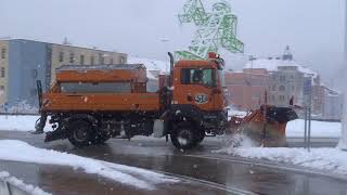 Winterdienst Stm Bruck 9  Räumfahrzeug auf der B116 in BruckMur [upl. by Santa]