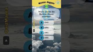 WissensHappen Nr12 – Teste dein Allgemeinwissen shorts quiz allgemeinwissen deutsch [upl. by Akalam]