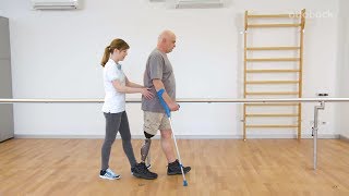 Prosthetic Gait Training From the parallel bars to free walking [upl. by Jourdan]